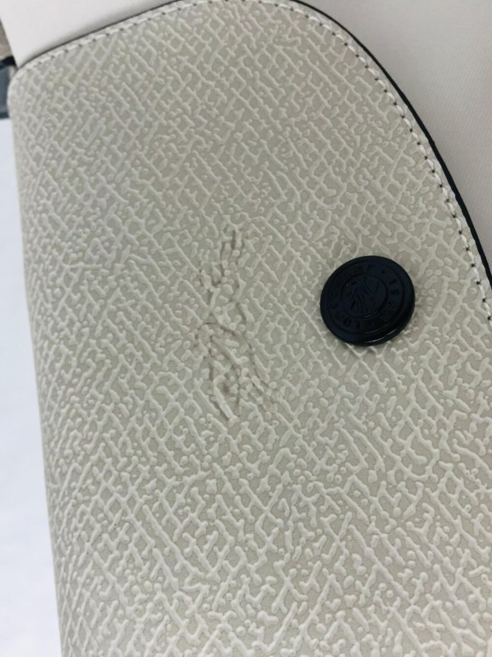 Longchamp Le Pliage Original Large Shoulder Nylon Bag Tote IN OFF WHITE - Picture 5 of 9